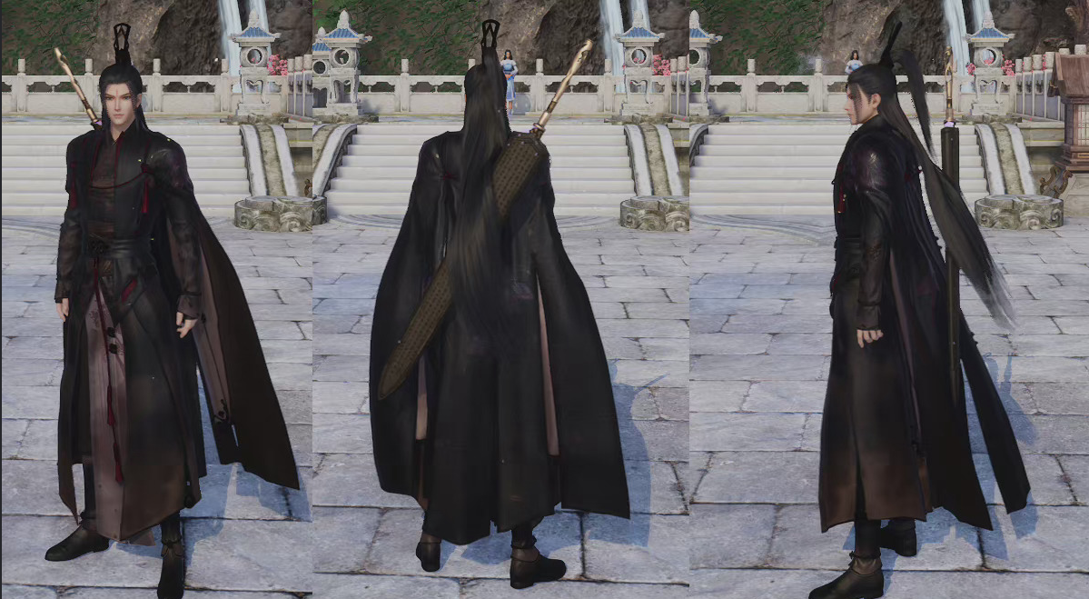 《仙劍奇俠傳7》天魔修吾暗夜風衣造型MOD[正式版]