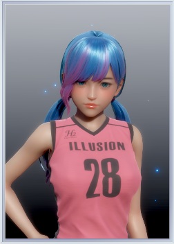 《ROOM Girl》藍發小辮陽光小美女MOD