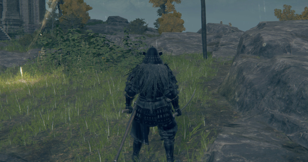 《艾爾登法環》武士初始套裝全黑配色MOD