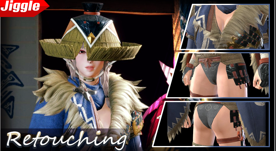 《怪物獵人：崛起》MadyHeim的神火武士套裝外觀MOD