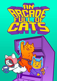 電玩街機滿是貓