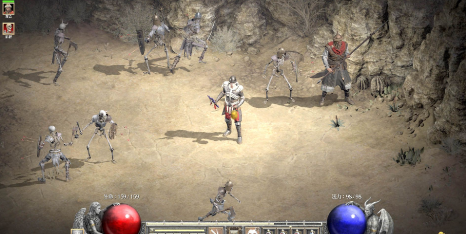 《暗黑破壞神2重制版》死靈法師骷髏多樣化MOD