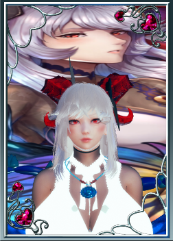 《AI少女》銀色長發紅色龍角火焰紋章芙蕾雅MOD