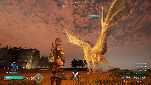 《幻獸帕魯》怪物獵人世界冰咒龍MOD