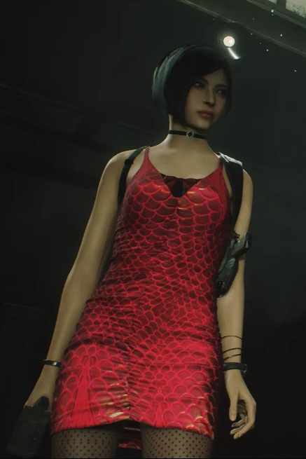 《生化危機2：重制版》艾達紅色麟片服MOD