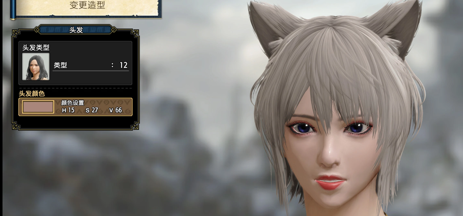 《怪物獵人崛起：曙光》死或生可愛貓耳短發(fā)MOD