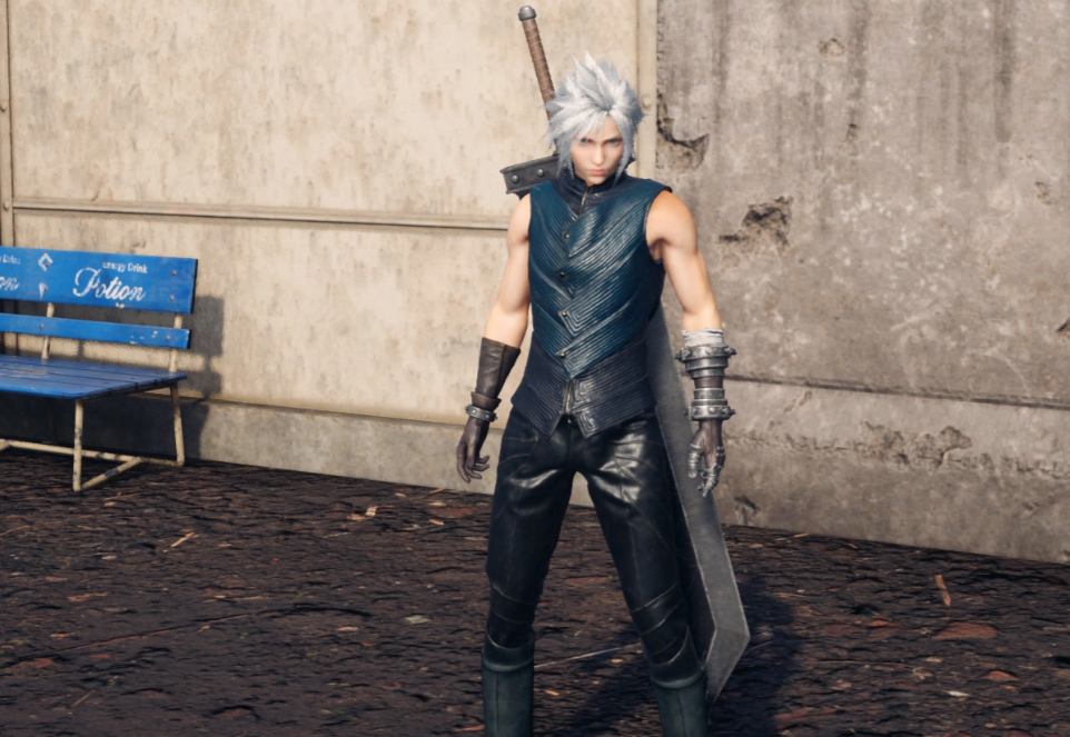 《最終幻想7：重制版》克勞德鬼泣維吉爾形象MOD