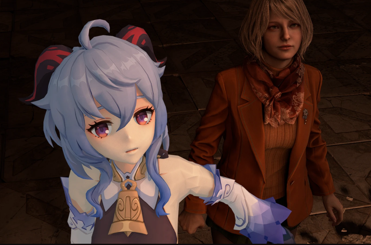 《生化危機4：重制版》甘雨替換里昂MOD[最新版]