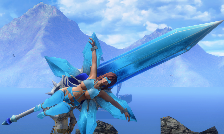 《怪物獵人崛起：曙光》雪之女王開關斧MOD
