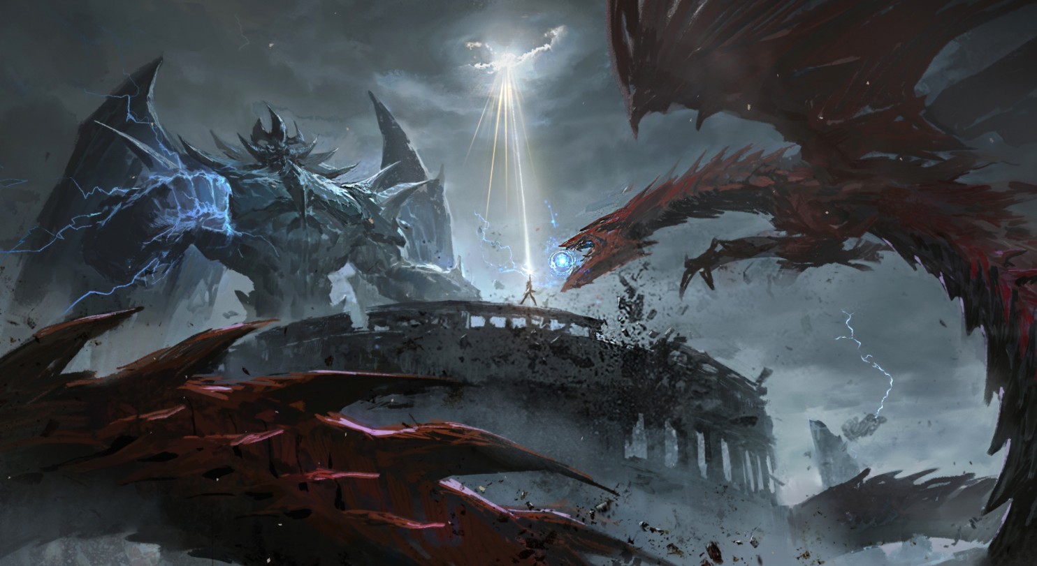 《Wallpaper Engine》游戲王幻神戰繪畫動態壁紙