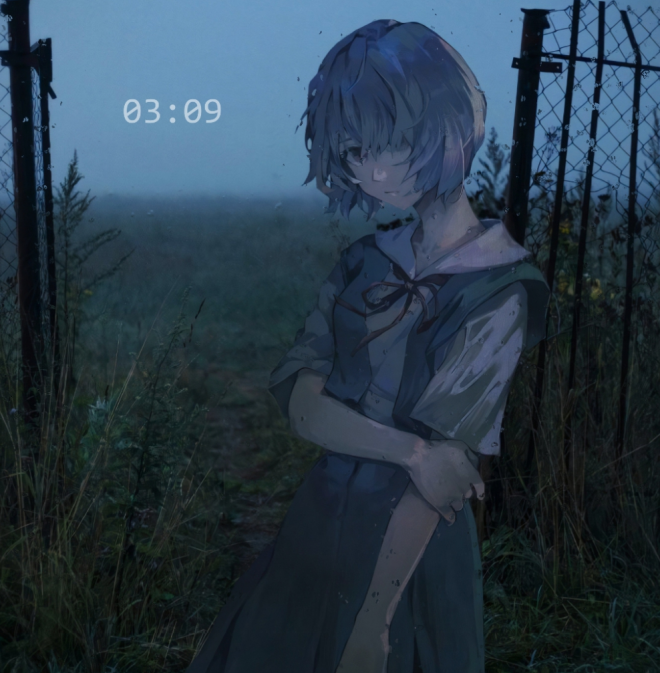 《Wallpaper Engine》雨天的凌波麗高清動態壁紙