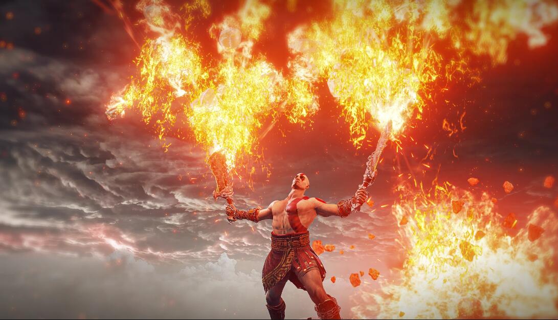 《艾爾登法環(huán)》戰(zhàn)神奎托斯帶自定義招式集雙刀MOD