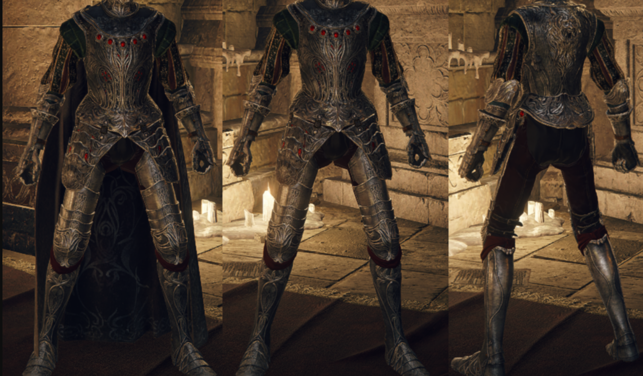 《艾爾登法環》霍斯洛鎧甲移除肩甲戰裙MOD