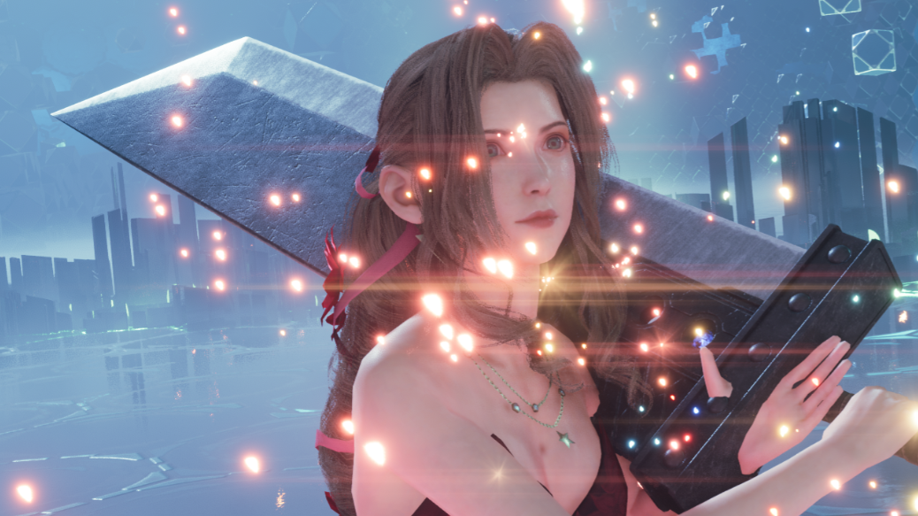 《最終幻想7：重制版》破壞大劍替換愛(ài)麗絲長(zhǎng)杖MOD
