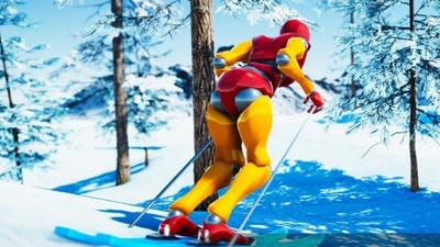 機器人滑雪