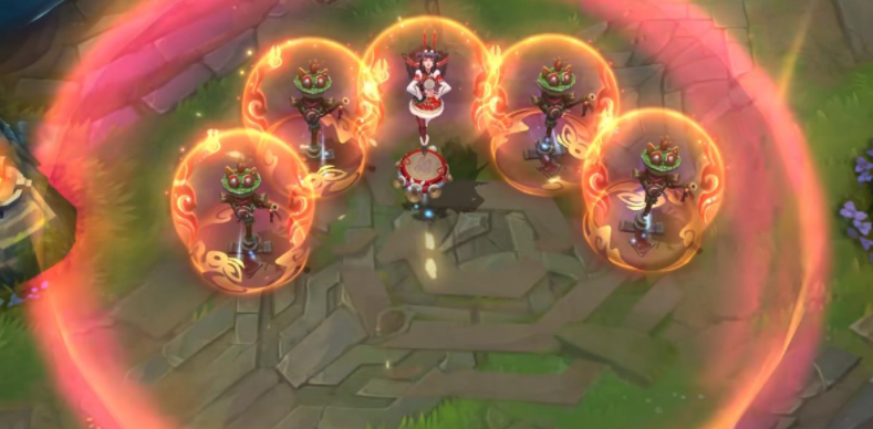 《英雄聯(lián)盟手游》新春薩勒芬妮皮膚一覽