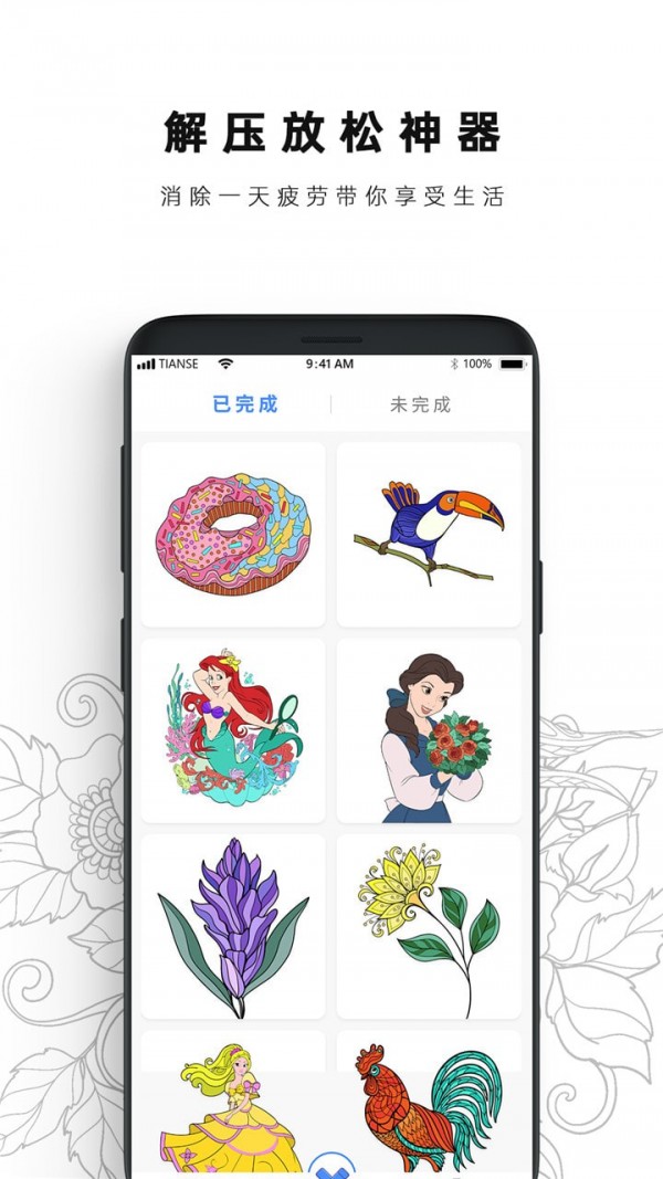 數字填色書本