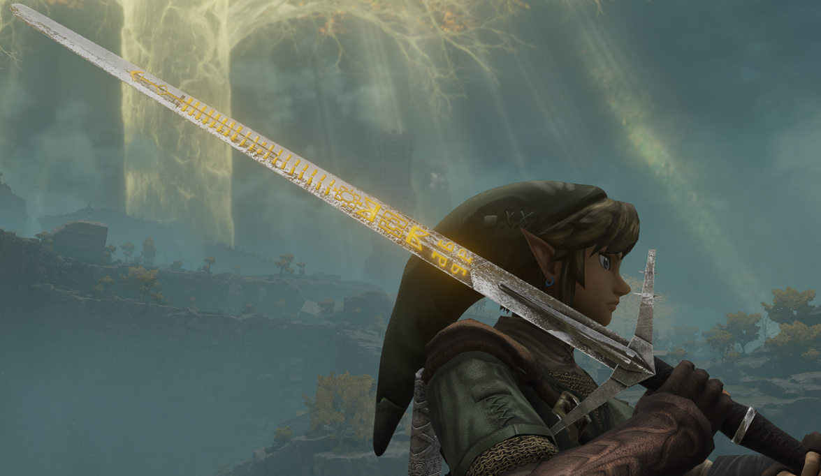 《艾爾登法環》巫師3無劍鞘版湖之仙女劍MOD