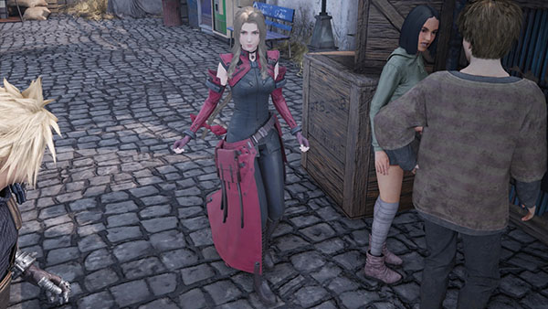 《最終幻想7：重制版》愛麗絲玫瑰色戰斗服MOD