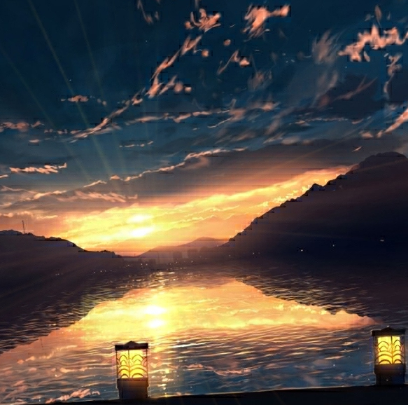 《Wallpaper Engine》河畔夕陽高清動(dòng)態(tài)壁紙