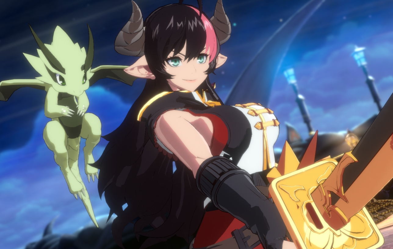 《地下城與勇士：決斗》龍騎士豐腴碧藍幻想娜爾梅亞配色MOD