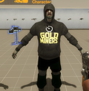 《求生之路2》黃金礦工獵人皮膚MOD