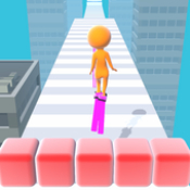 建筑城市地鐵高跟鞋跑