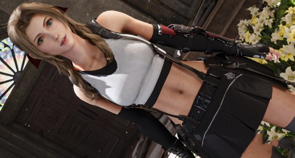 《最終幻想7：重制版》愛麗絲穿上蒂法的服裝v1.1MOD