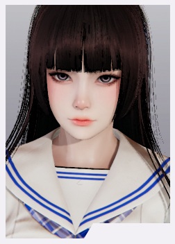 《AI少女》遮眉劉海JK少女MOD