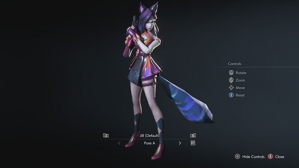 《生化危機3：重制版》吉爾化身kda阿貍深彩裙短襪MOD