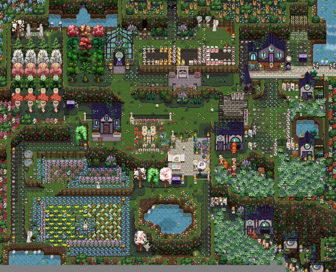 《星露谷物語》地形花哨的農場MOD