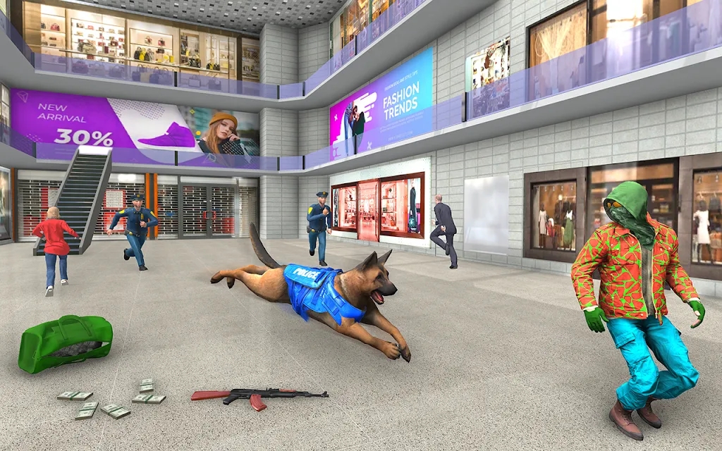 美國警犬模擬