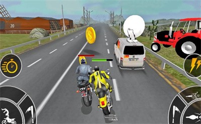 摩托車攻擊賽3d