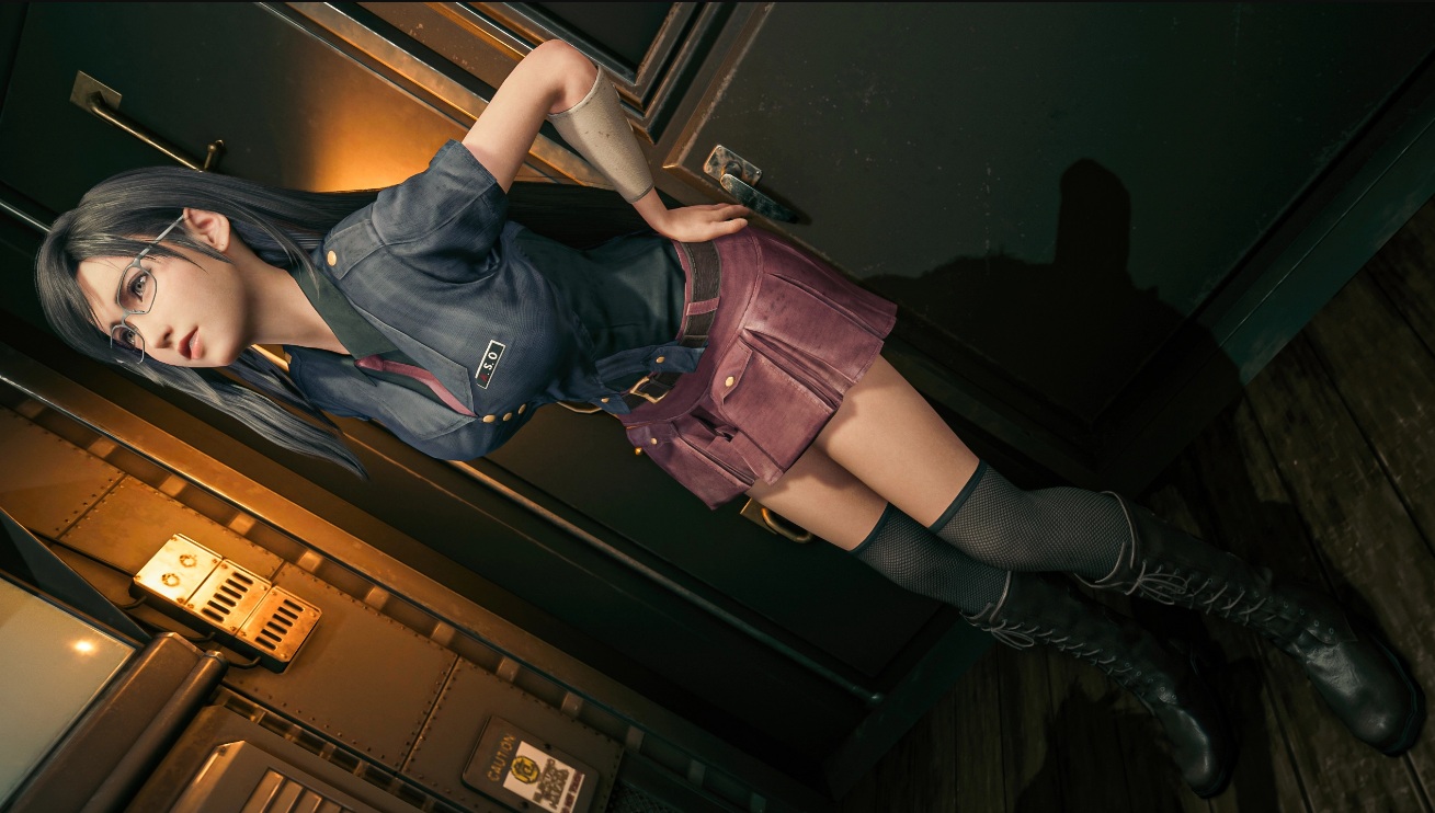 《最終幻想7：重制版》蒂法穿Nayo服裝MOD