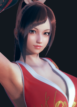 《AI少女》黑色馬尾辮御姐不知火舞MOD