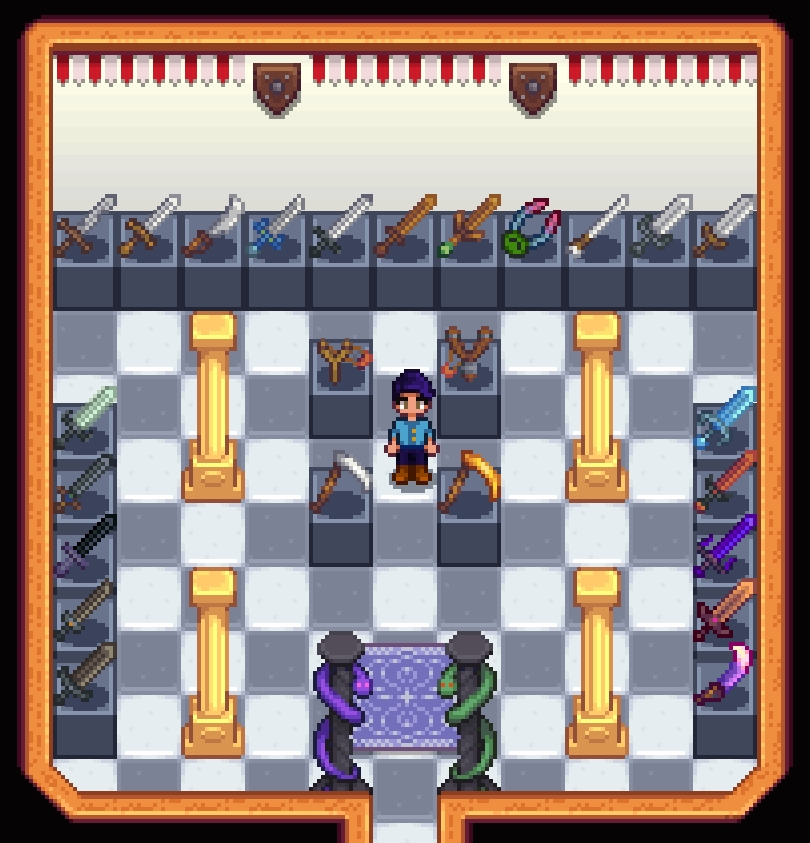 《星露谷物語》武器展示MOD