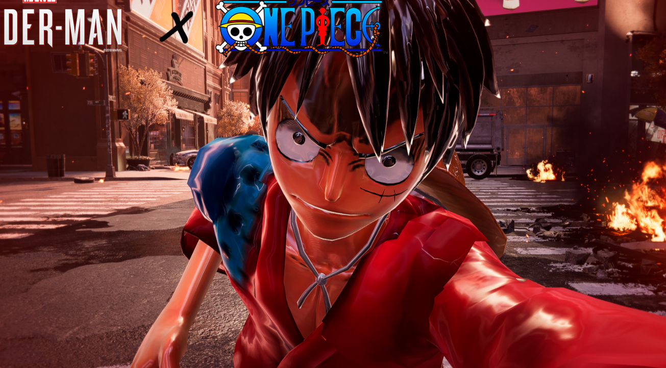 《漫威蜘蛛俠：重制版》海賊王和之國路飛蜘蛛俠MOD