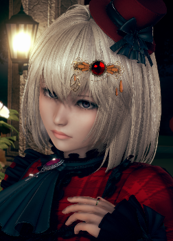 《AI少女》金色短發(fā)哥特洋裝優(yōu)雅小姐姐MOD