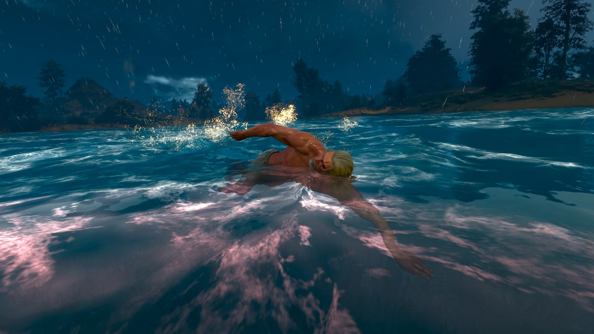 《巫師3：狂獵》更快的游泳速度MOD