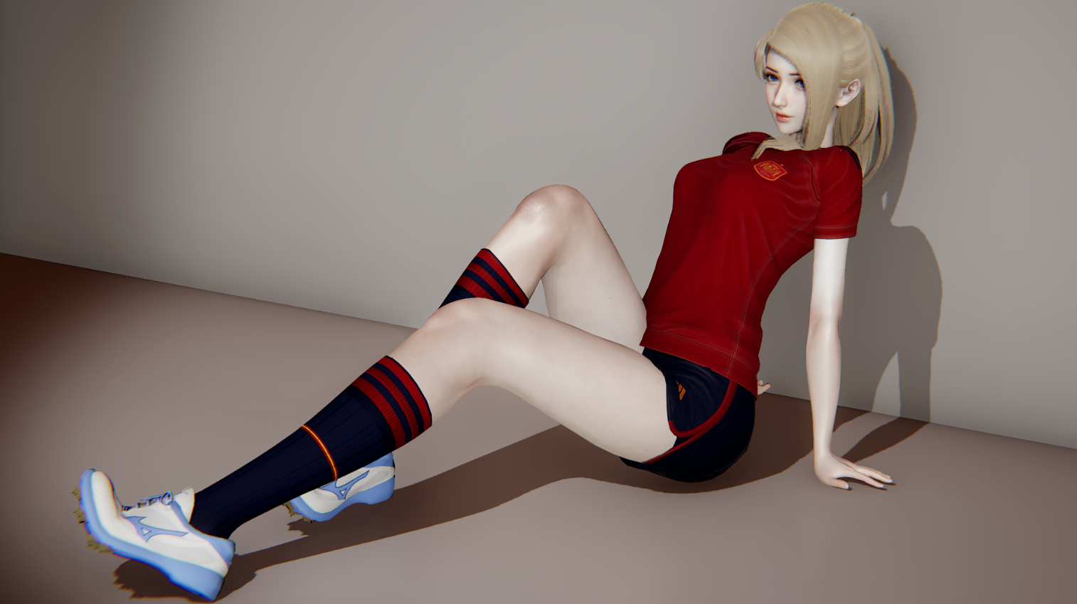 《AI少女》2022世界杯西班牙球衣MOD