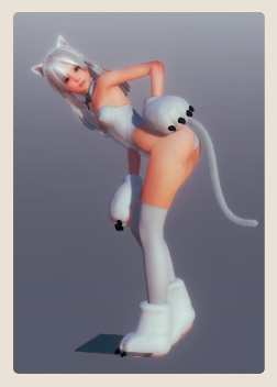 《AI少女》性感可愛白貓小姐姐MOD