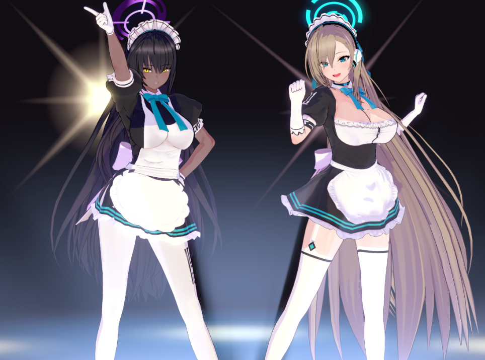 《戀活Sunshine》性感黑皮長發女仆美少女MOD