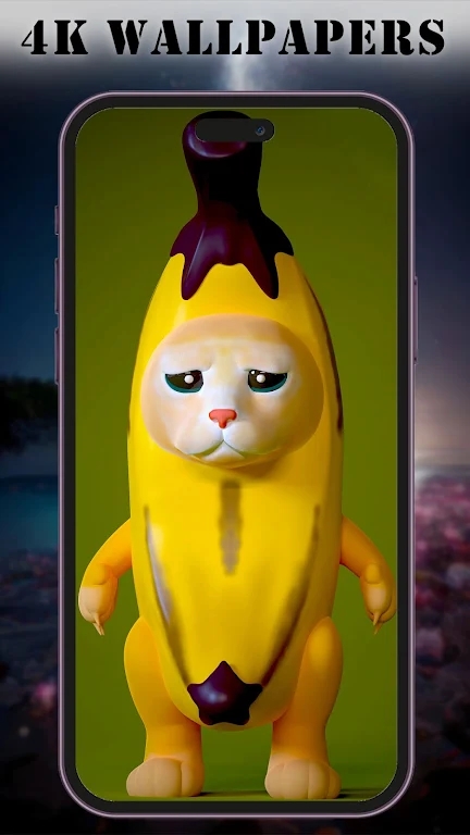 Banana Cat Wallpaper壁紙