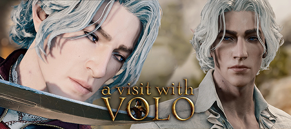 《博德之門3》拜訪Volo-阿斯代倫重制外觀MOD