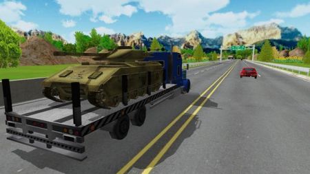 坦克運輸車3D