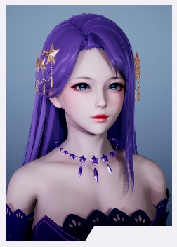 《AI少女》閃耀紫色系星之海MOD