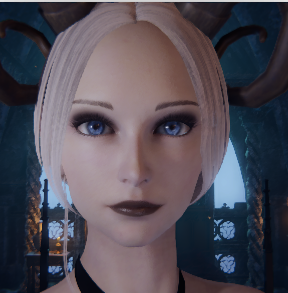 《懲戒魅魔》暗黑系銀發(fā)羊角魅魔捏臉MOD