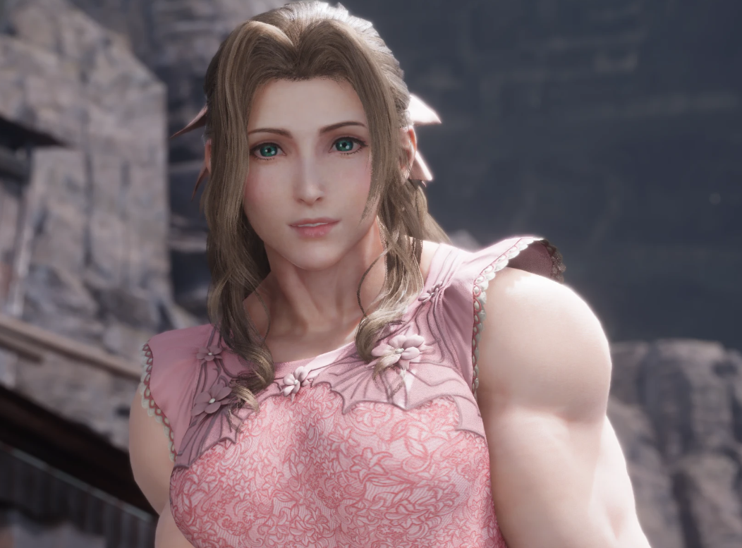 《最終幻想7：重制版》肌肉愛(ài)麗絲MOD