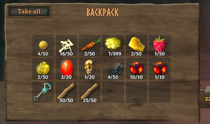 《Valheim：英靈神殿》自定義背包MOD