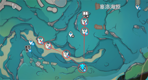 《原神》原海異種刷取路線圖